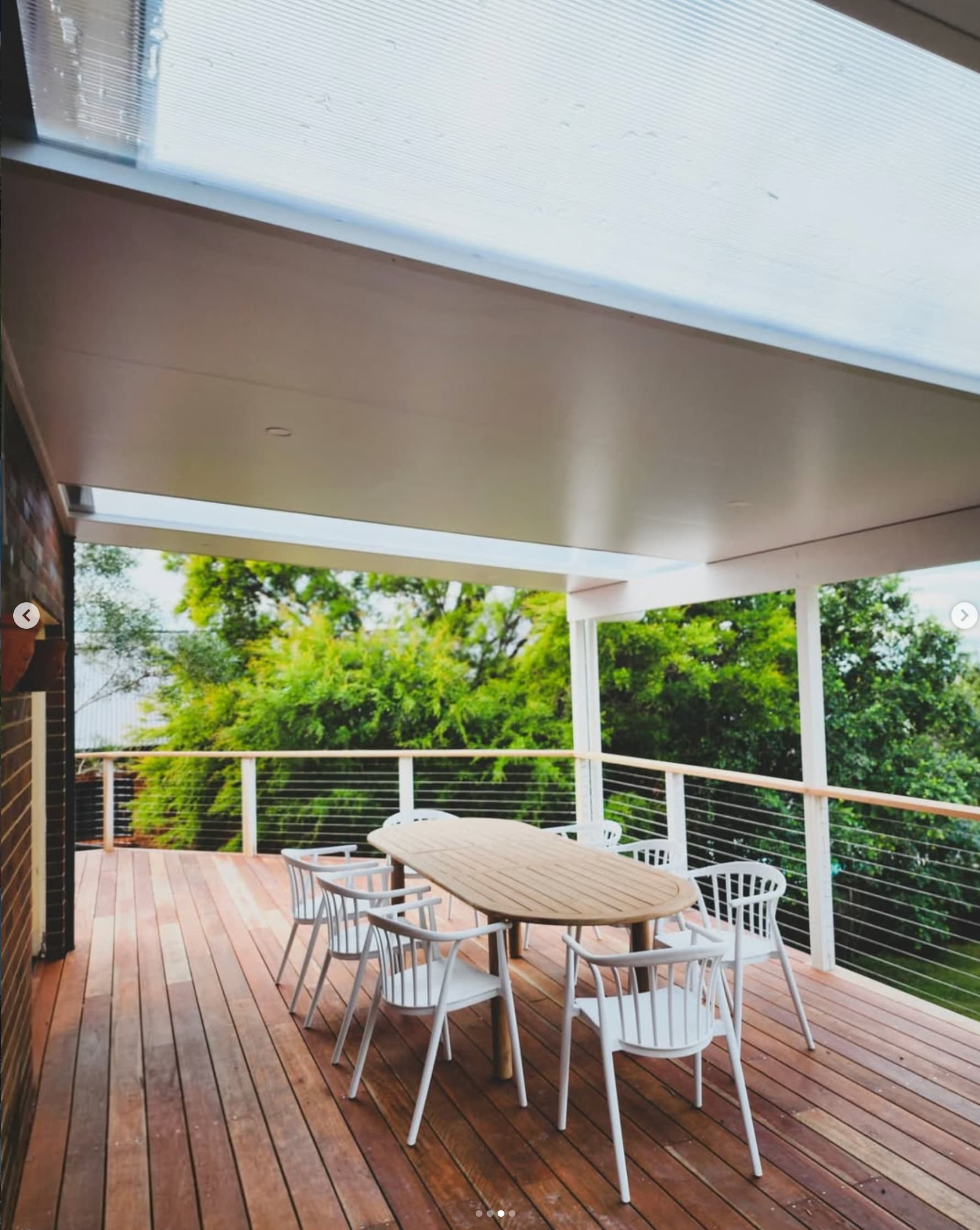 Completed deck and pergola by VIKING Design + Build Wollongong